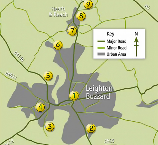 sands map